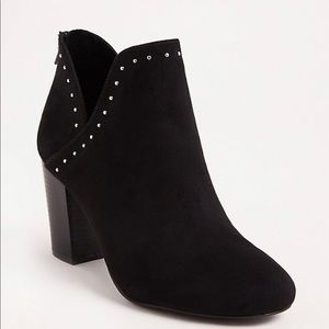 Black Studded Booties